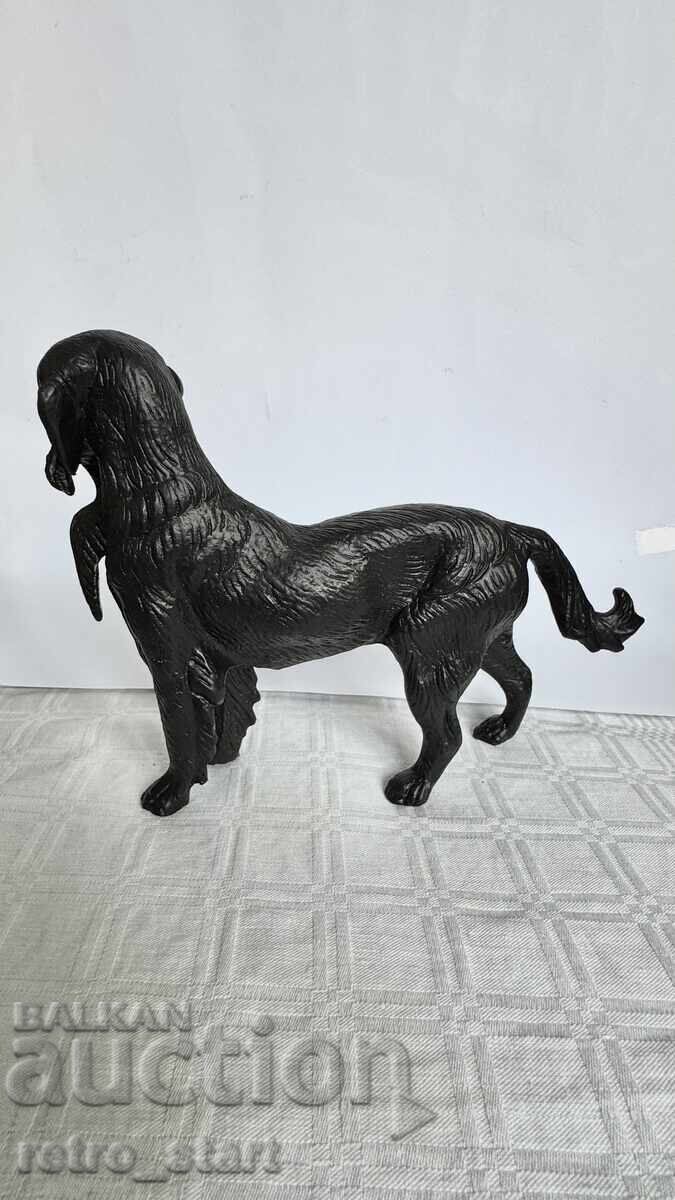 Φιγούρα, κυνηγόσκυλο, λευκό μέταλλο, Γαλλία - 6 Φιγούρα, κυνηγόσκυλο, λευκό μέταλλο, Γαλλία - 6