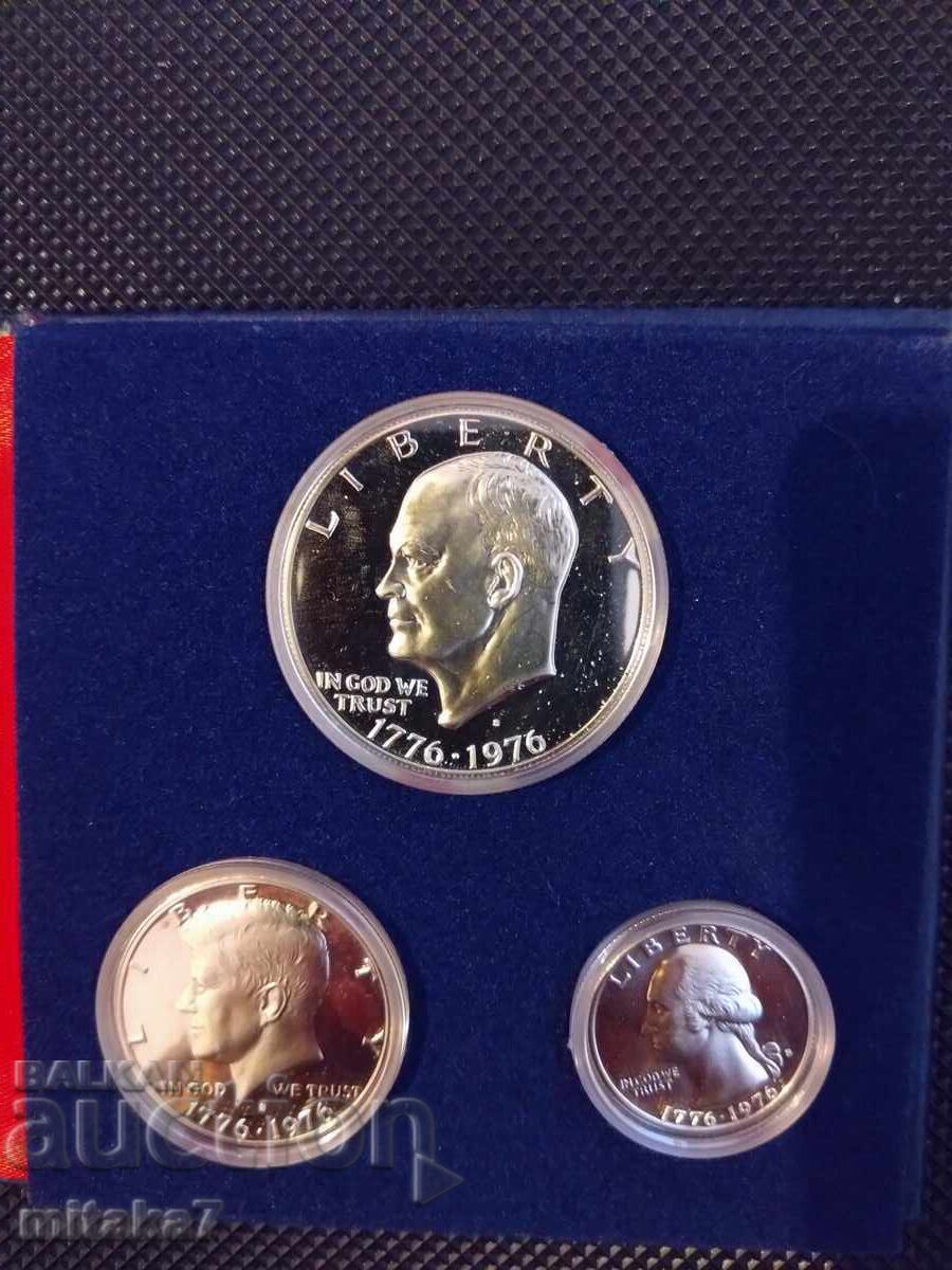 Δημοπρασία Σετ ασημένιων νομισμάτων 1976, ΗΠΑ Δημοπρασία Σετ ασημένιων νομισμάτων 1976, ΗΠΑ