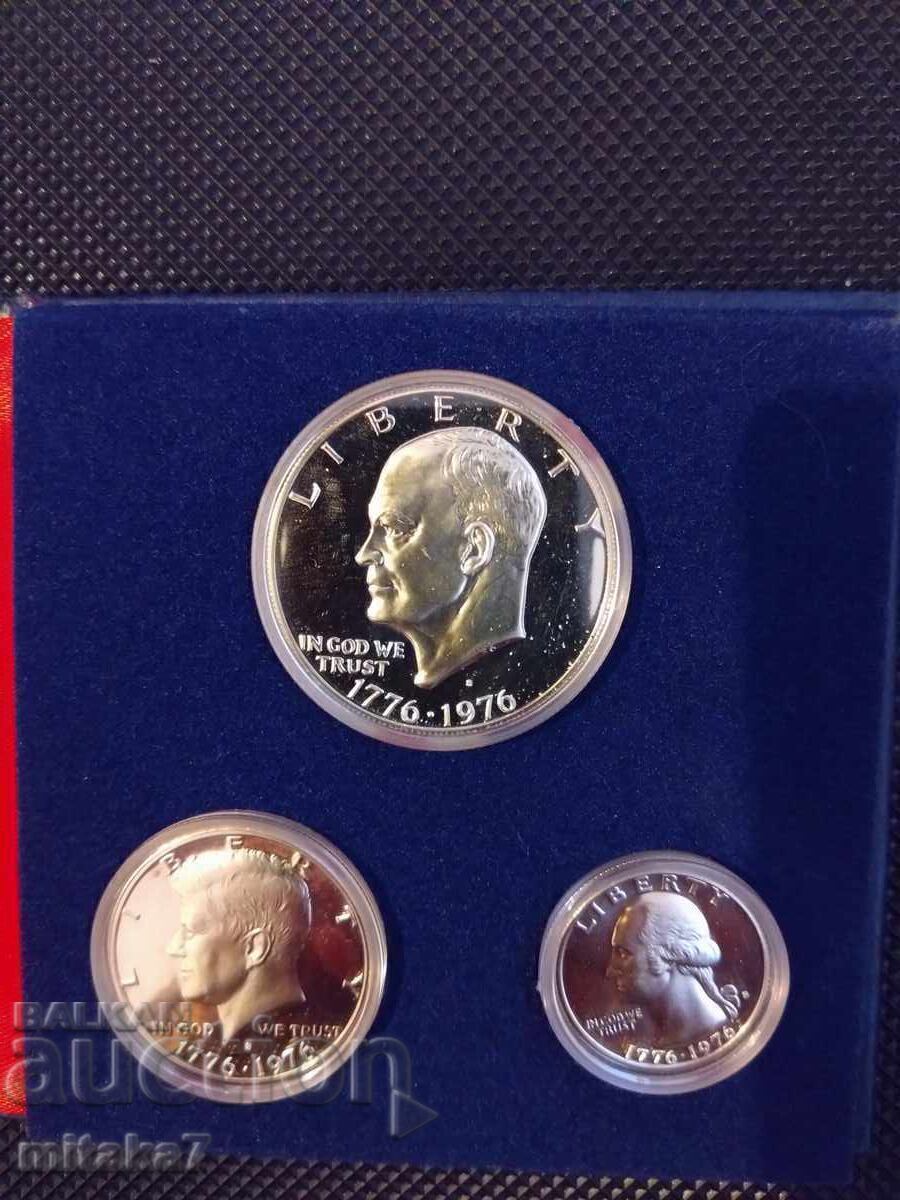 Δημοπρασία Σετ ασημένιων νομισμάτων 1976, ΗΠΑ