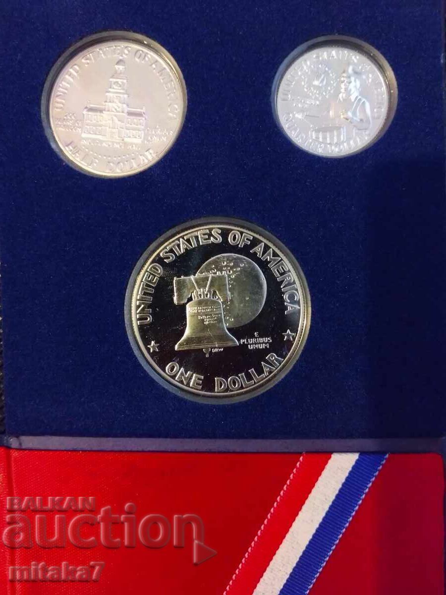 Σετ ασημένιων νομισμάτων 1976, ΗΠΑ - 7 Σετ ασημένιων νομισμάτων 1976, ΗΠΑ - 7