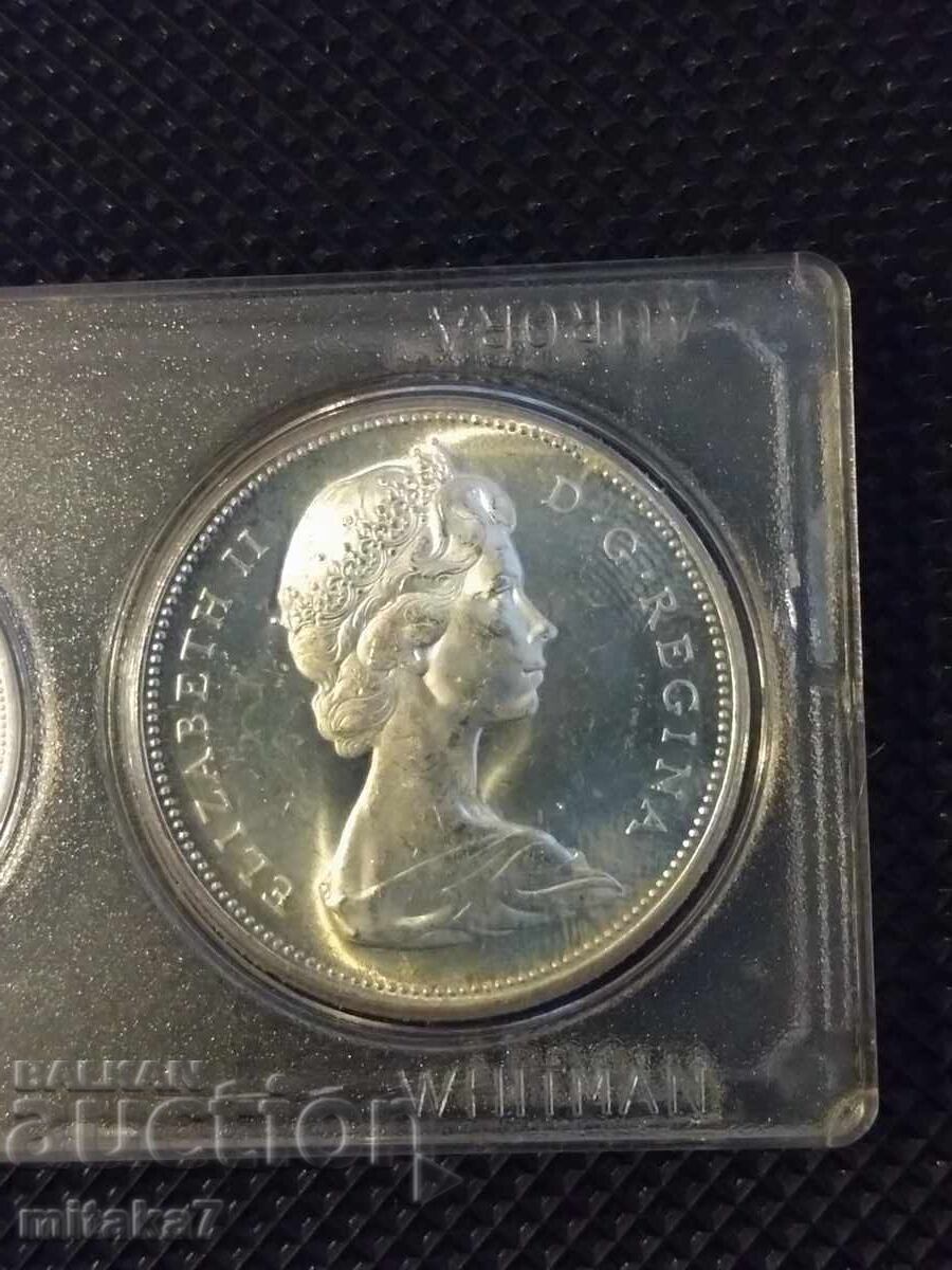 Set of coins 1967, Canada with price 106.00 BGN | € 54.20