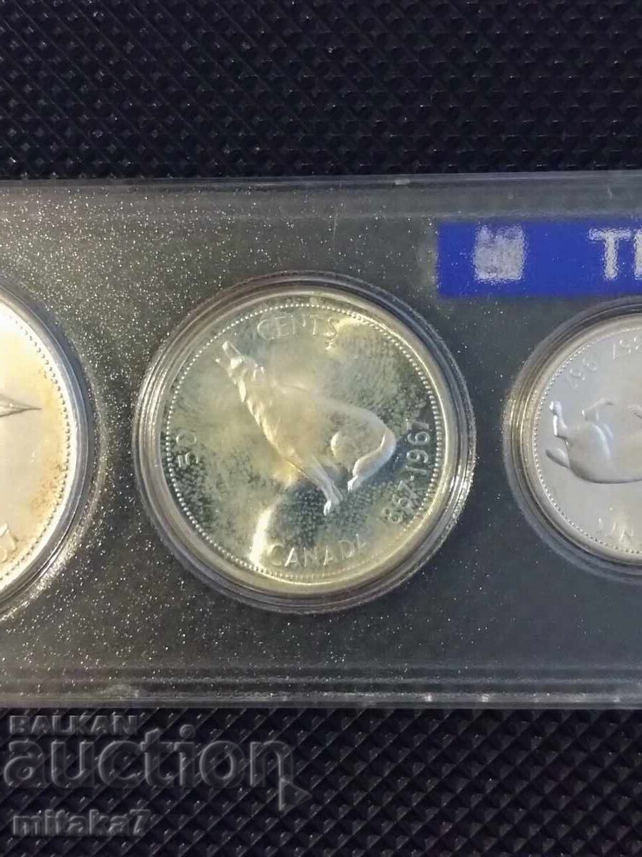 Set of coins 1967, Canada - 6