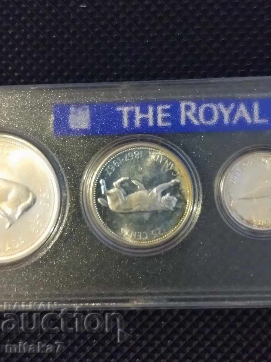 Set of coins 1967, Canada - 7