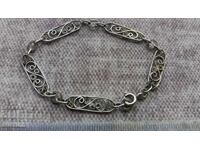 BRĂȚARĂ MASIVĂ DIN ARGINT - FILIGRAN - EXCELENTĂ