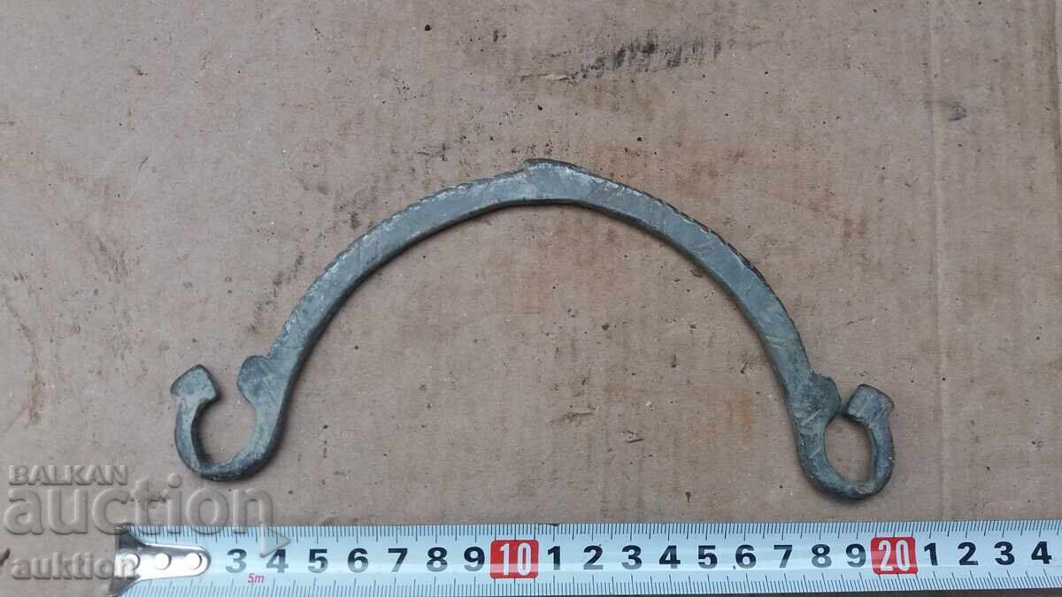 MÂNER MASIV FORJAT RENASCENTAL DIN CUPRU, MÂNER - BRONZ