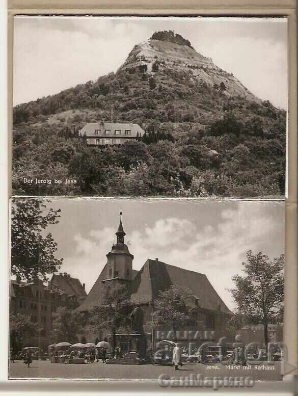 Доставка на Картичка  ГДР град Йена Албум с изгледи