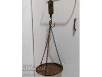 Cântar vechi în chilo și oca, palancă, cumpănă, începutul secolului XX