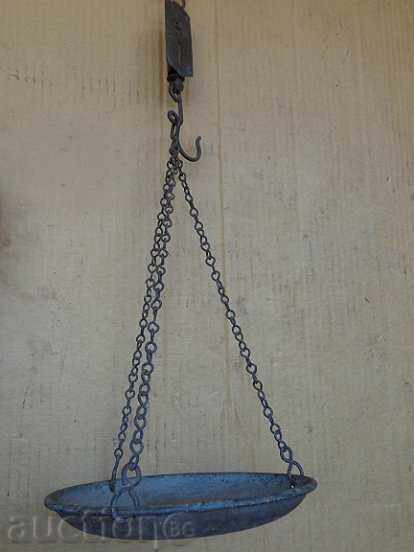 Παλαιό ζύγι (καντάρι) σε κιλά και οκάδες, ζυγαριά, ζύγι, αρχές του 20ου αιώνα - 7