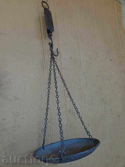 Παλαιό ζύγι (καντάρι) σε κιλά και οκάδες, ζυγαριά, ζύγι, αρχές του 20ου αιώνα