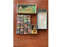 SET CHIBRITURI 16+1 BUC. ÎN CUTIE 70-TE URSS PLINE NEFOLOSITE