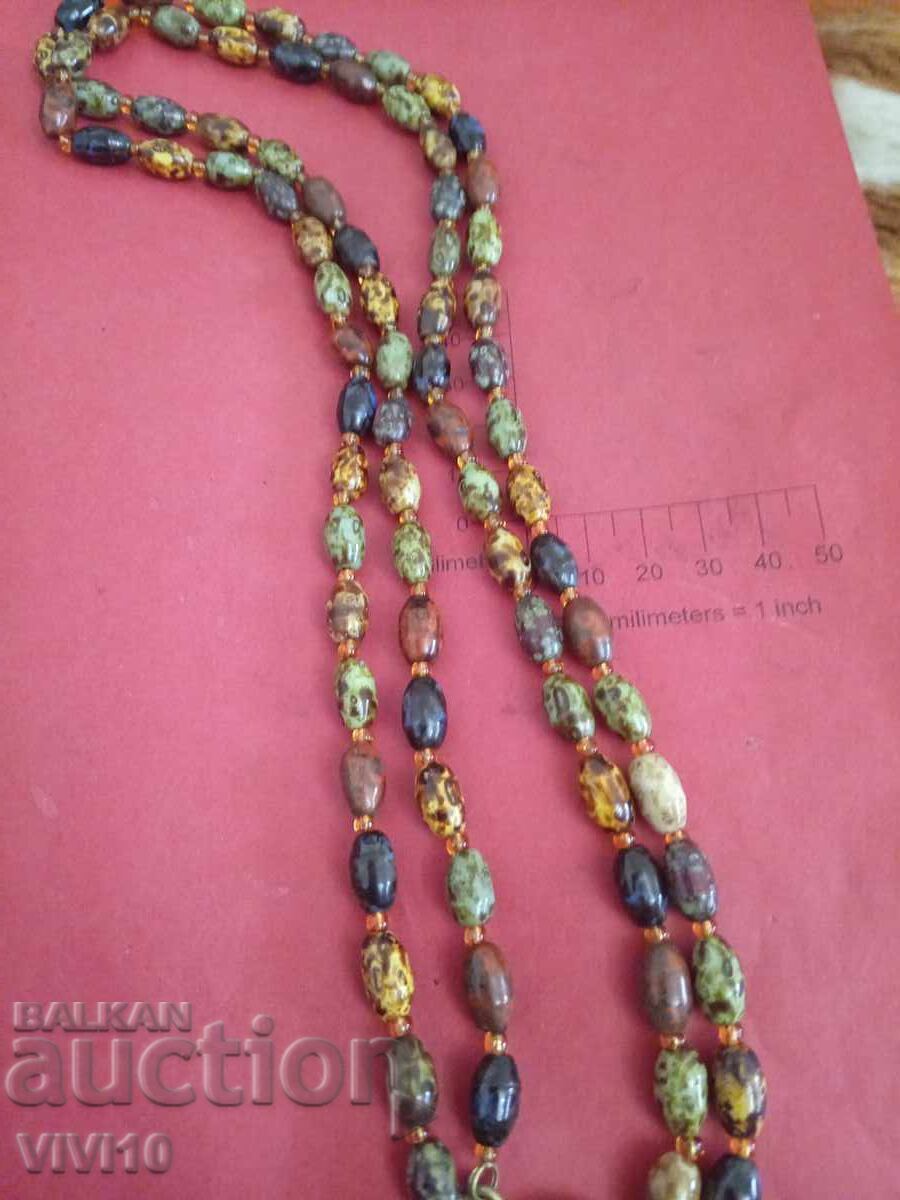 Старинно колие ,Морано,60см двойна дължина