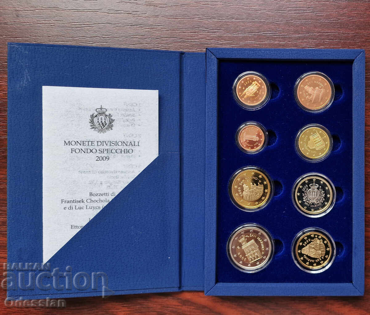 Σαν Μαρίνο • Επίσημο σετ - 2009 • PROOF Σαν Μαρίνο • Επίσημο σετ - 2009 • PROOF
