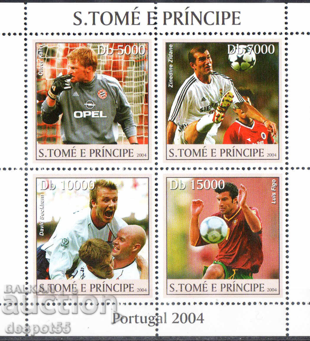 2004. São Tomé and Príncipe. European Football Championship. Block