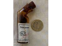 Sticlă de medicament din sticlă FOARTE RARĂ - Secacornine-Roche