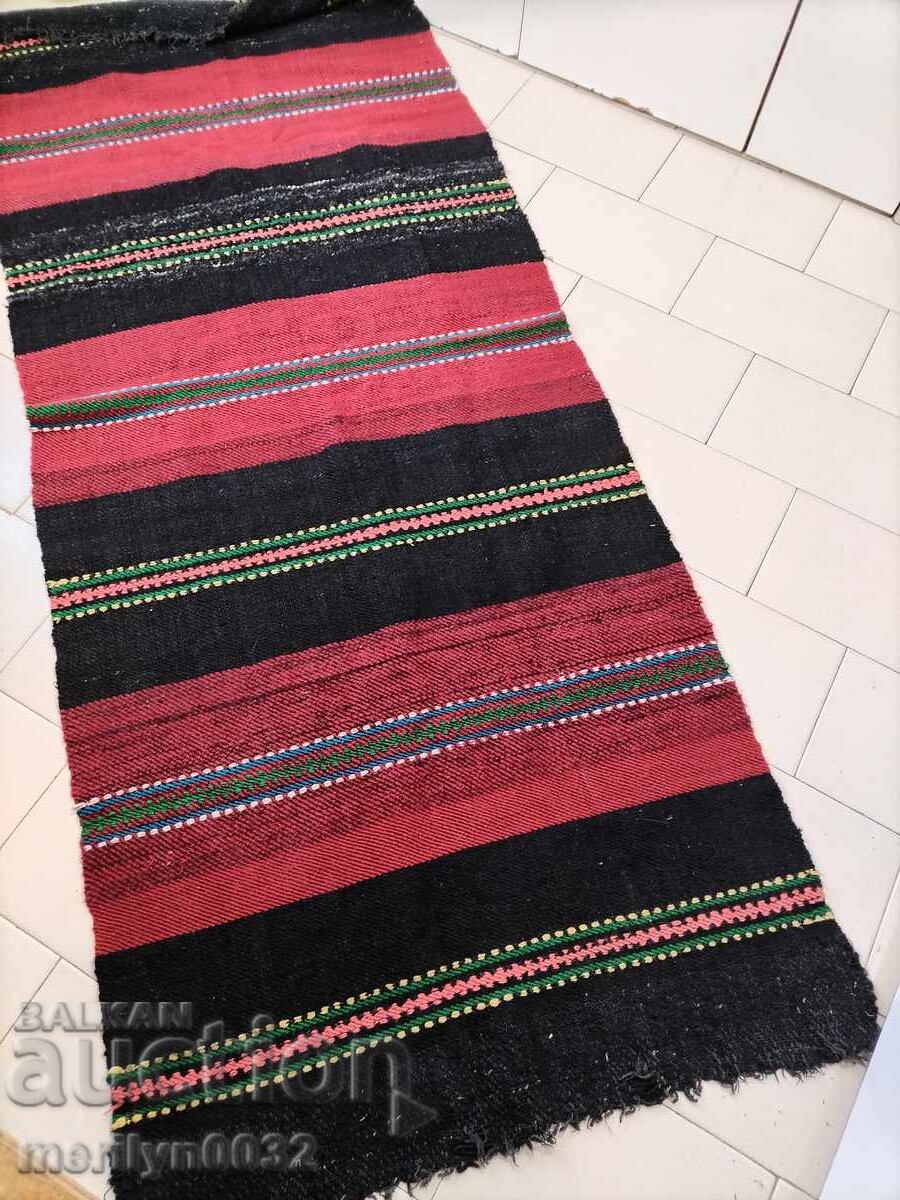 Χειροποίητο μάλλινο χαλί 2/0.8 μέτρα