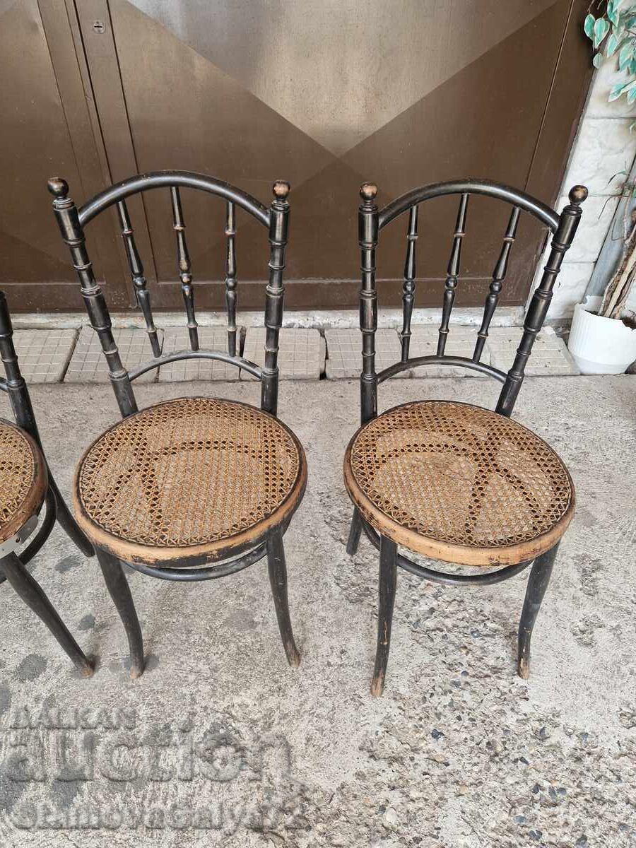 4 τεμάχια αντίκες καρέκλες Jacob & Joseph KOHN με τιμή 288.00 BGN | € 147.25