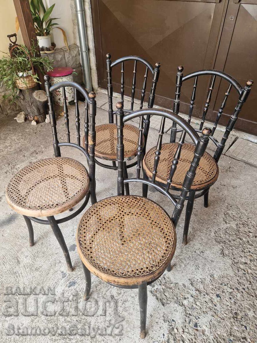 4 τεμάχια αντίκες καρέκλες Jacob & Joseph KOHN - 5