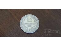 Монета - 10 стотинки 1913 година