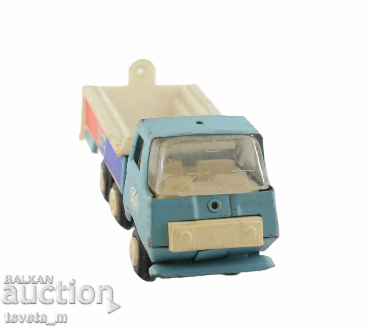 Auction  Metal and plastic truck MIR children's toys, Soviet era