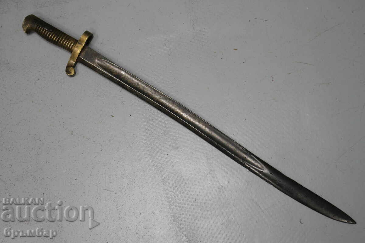 Auction American yataghan bayonet for a rifle Auction American yataghan bayonet for a rifle