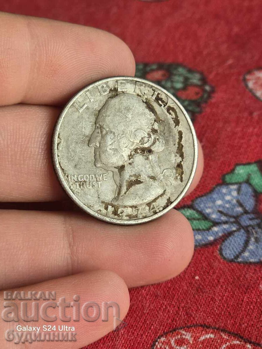 Аукцион 1 долар 1974г. Пускам над 100 Аукциона. Разгледайте и остана