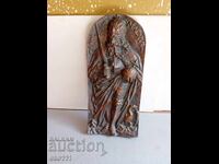 СТАРО, МЕТАЛНО, МАСИВНО ПАНО ЗА СТЕНА