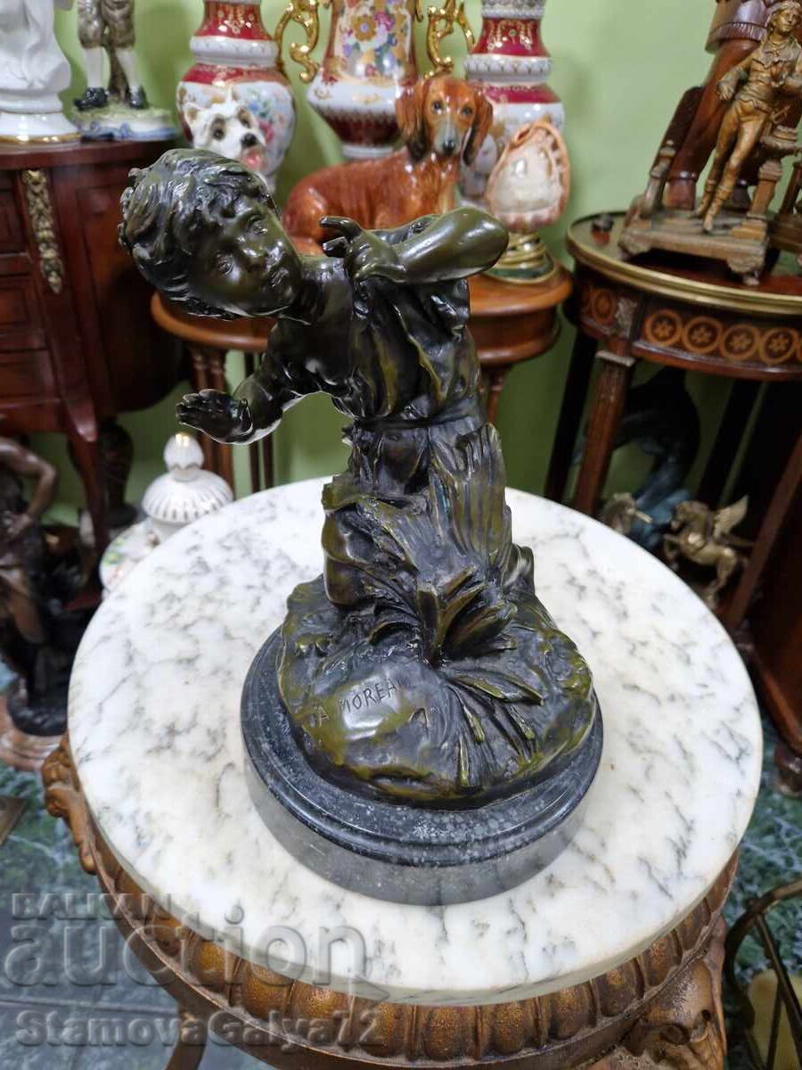 Δημοπρασία Εξαιρετικό αντίκα γαλλικό μπρούτζινο συγγραφικό ειδώλιο Δημοπρασία Εξαιρετικό αντίκα γαλλικό μπρούτζινο συγγραφικό ειδώλιο