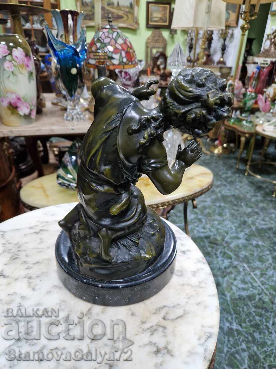 Εξαιρετικό αντίκα γαλλικό μπρούτζινο συγγραφικό ειδώλιο - 5 Εξαιρετικό αντίκα γαλλικό μπρούτζινο συγγραφικό ειδώλιο - 5