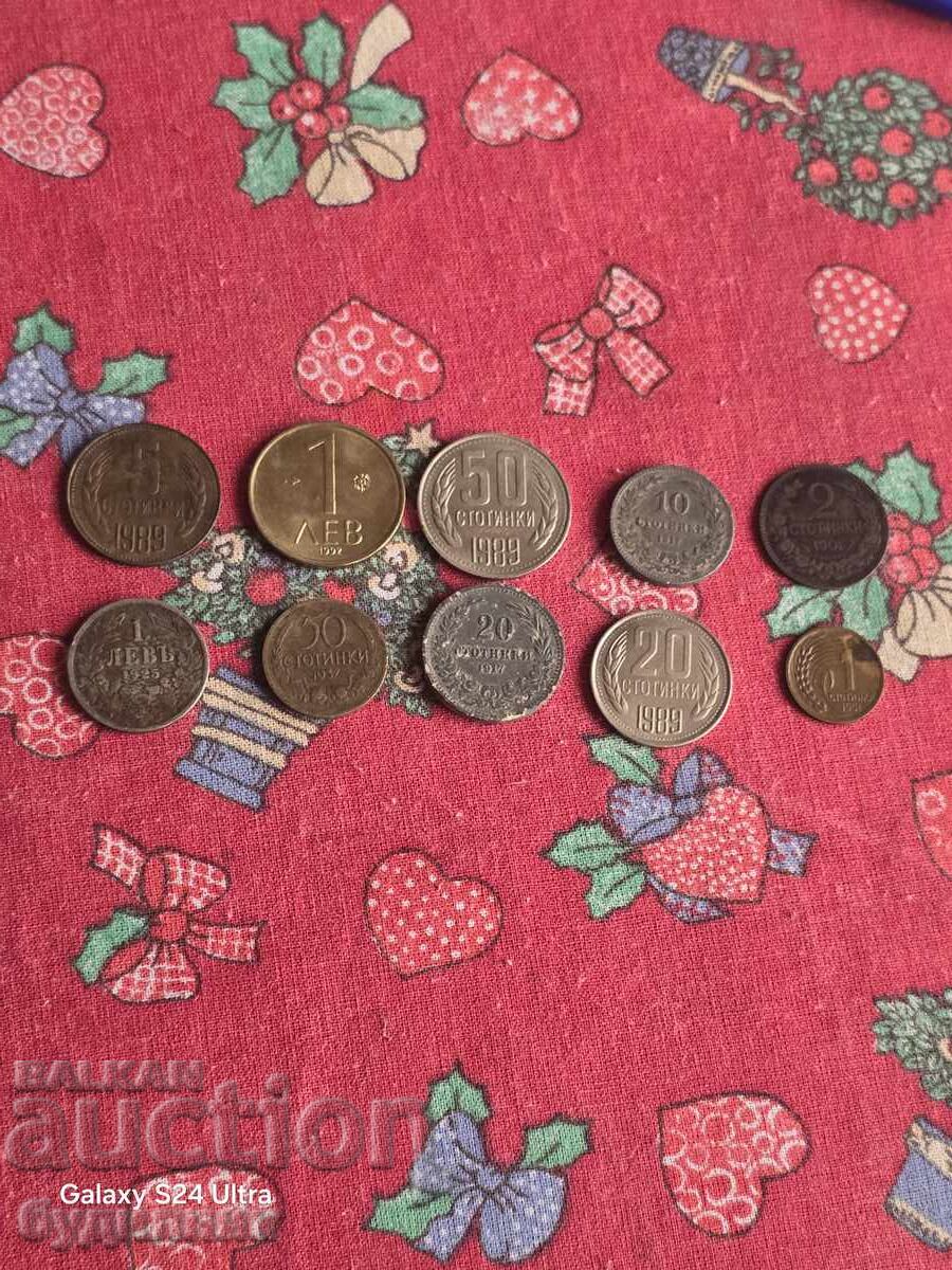 Licitație 10 Monede Bulgare, ani diferiți. Lansez peste 100 de licitații