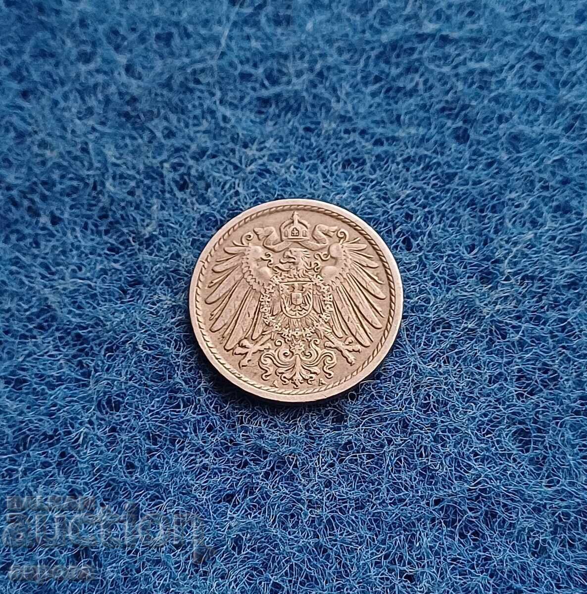 5 Pfennig Germania 1908 cu preț € 1.60 | 3.13 BGN