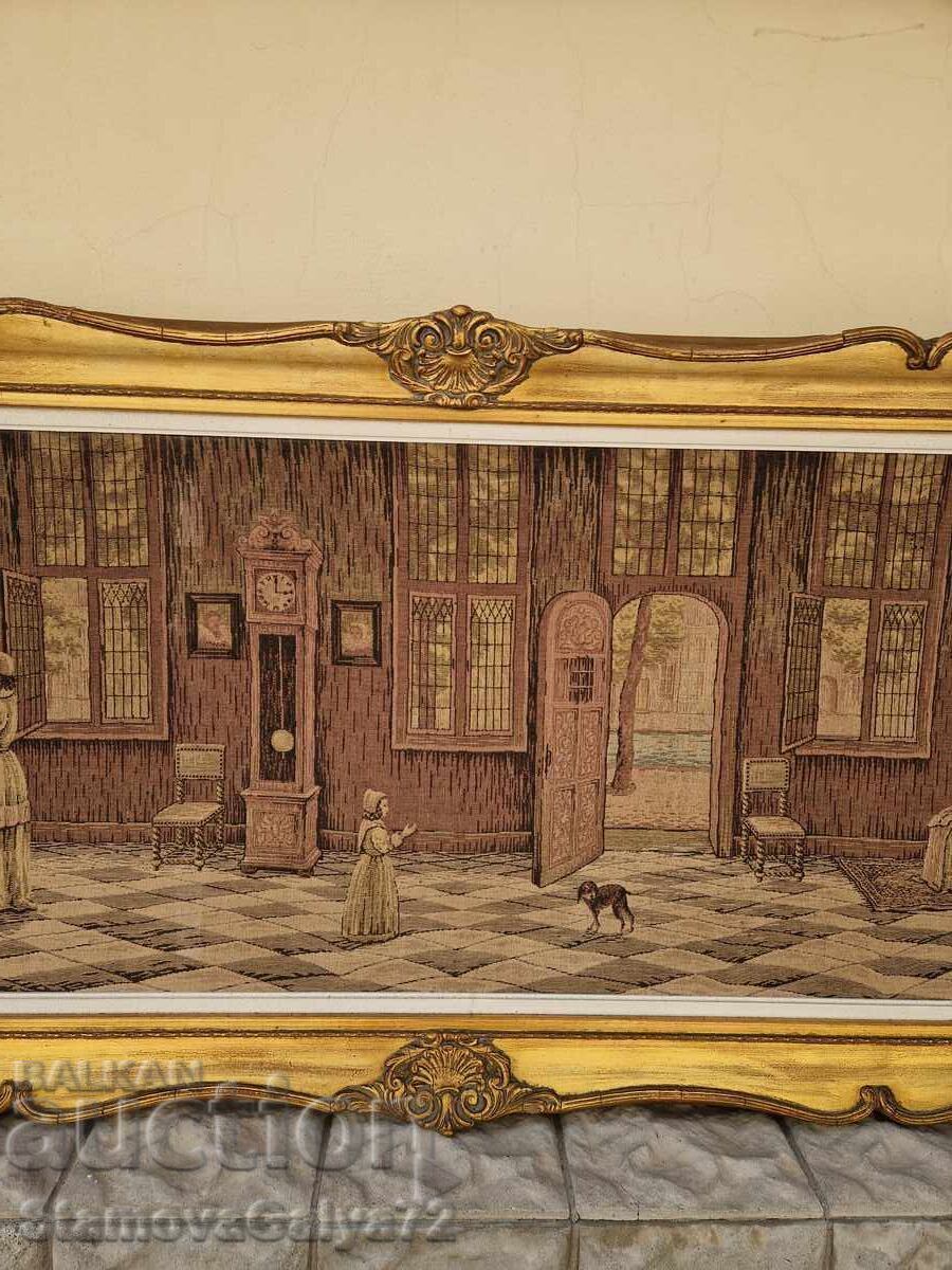 Μοναδικό, τεράστιο, αντίκα βελγικό ταπισερί - 5