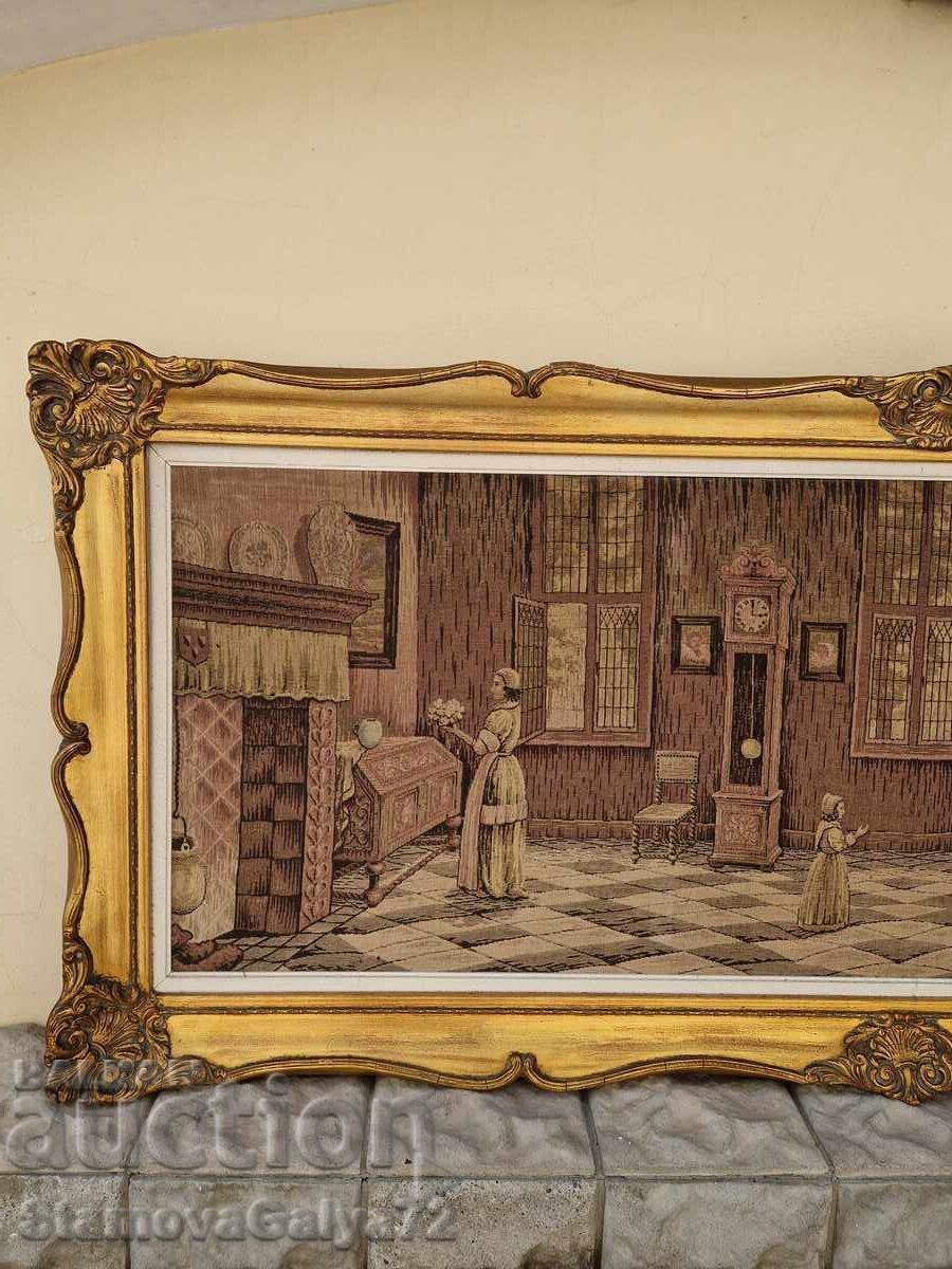 Μοναδικό, τεράστιο, αντίκα βελγικό ταπισερί - 6