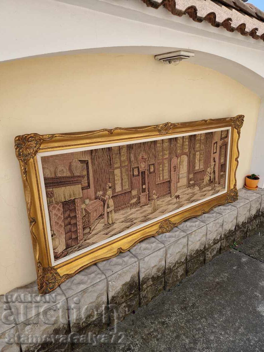 Μοναδικό, τεράστιο, αντίκα βελγικό ταπισερί - 7