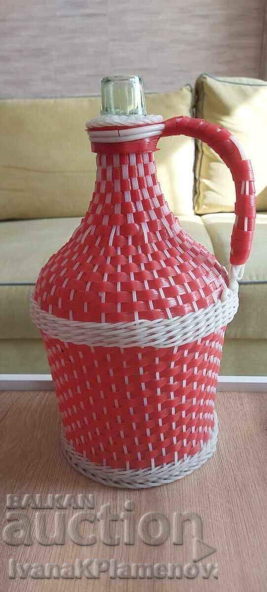 Auction  Demijohn retro for connoisseurs, height 40cm