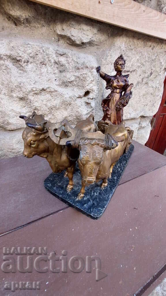 Масивна френска скулптура  ,началото на XX век регюл - 7