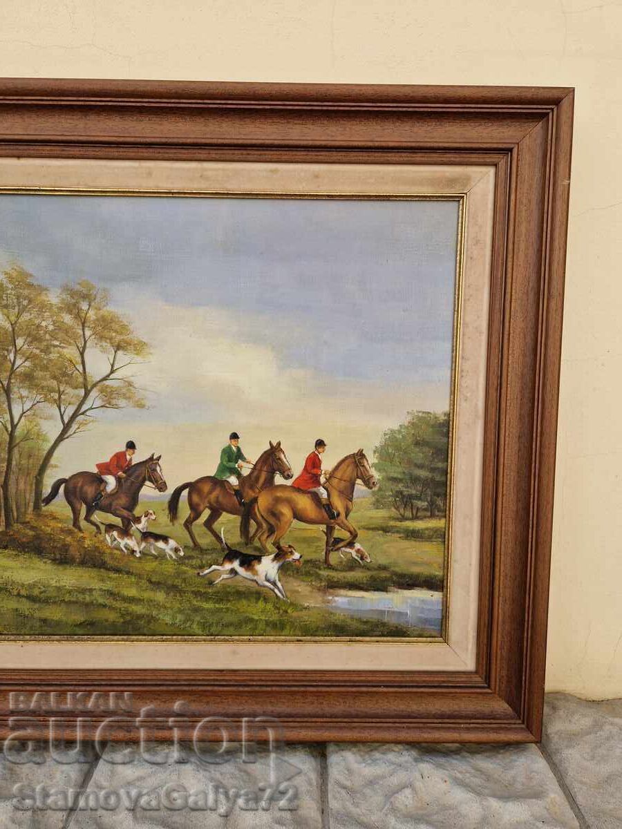 Παράδοση Εξαιρετικός αντίκα πίνακας Βελγικής ζωγραφικής, λάδι σε καμβά