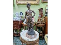 Εξαιρετικό μεγάλο αντίκα γαλλικό ειδώλιο γλυπτό