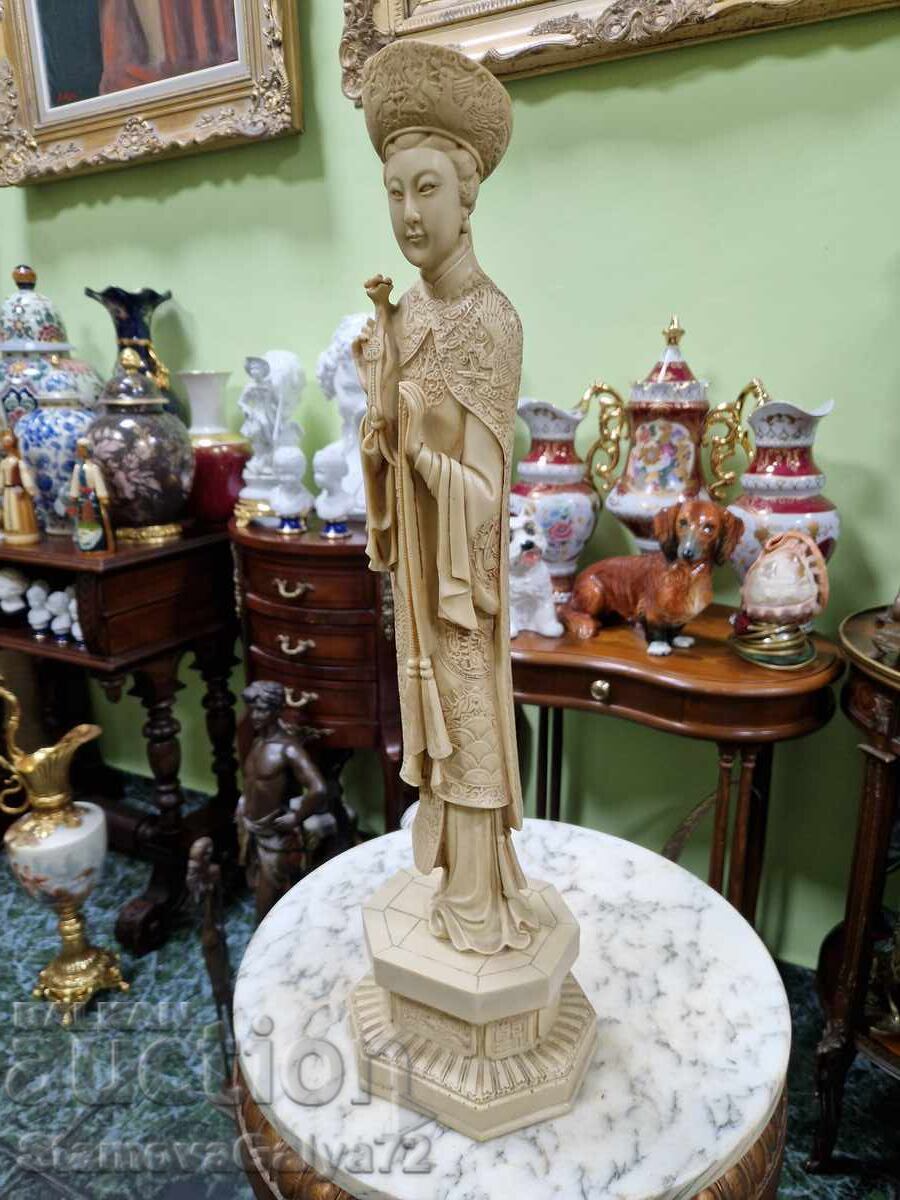 Wonderful large Asian figure statuette - 5