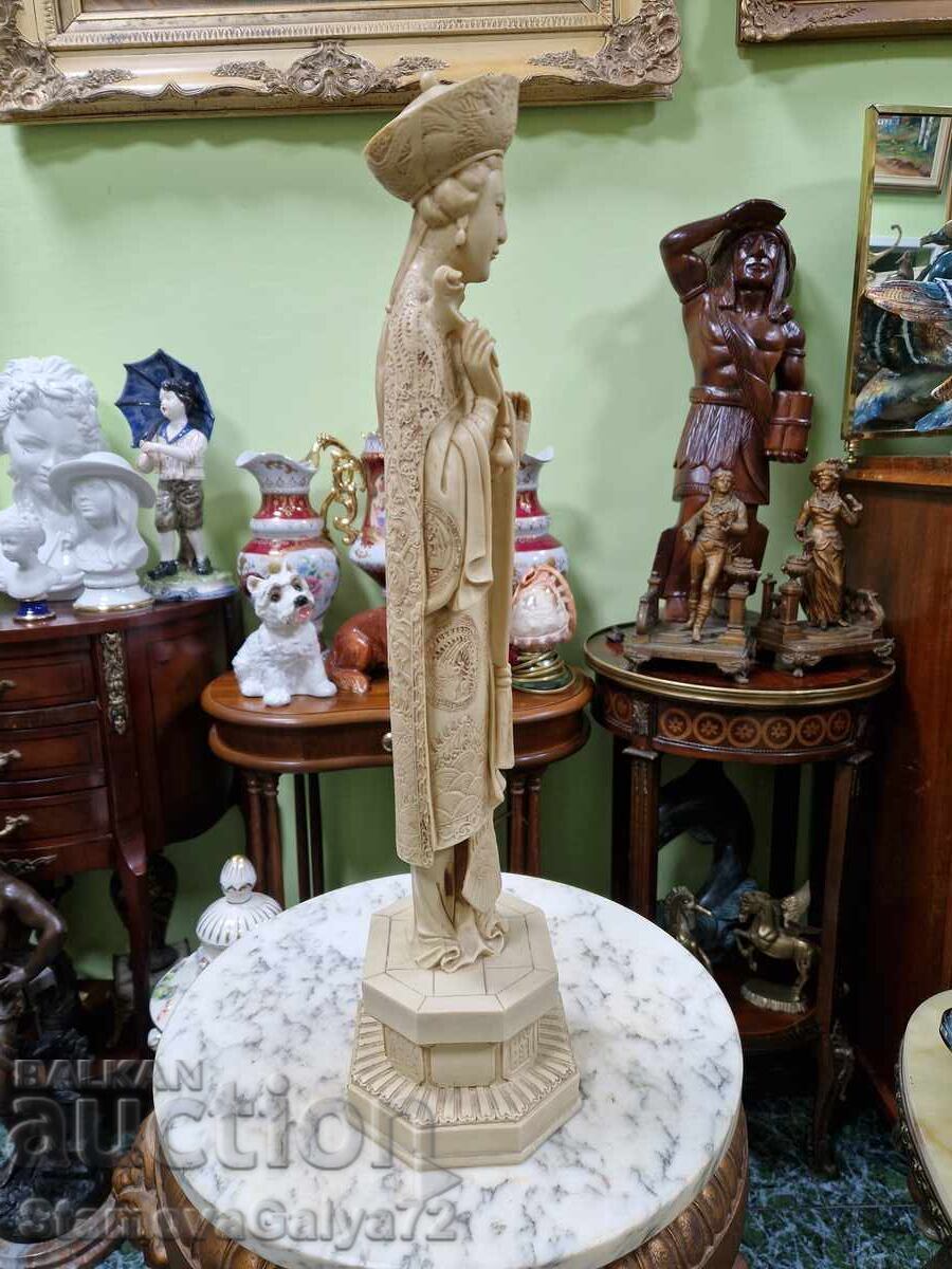 Wonderful large Asian figure statuette - 6