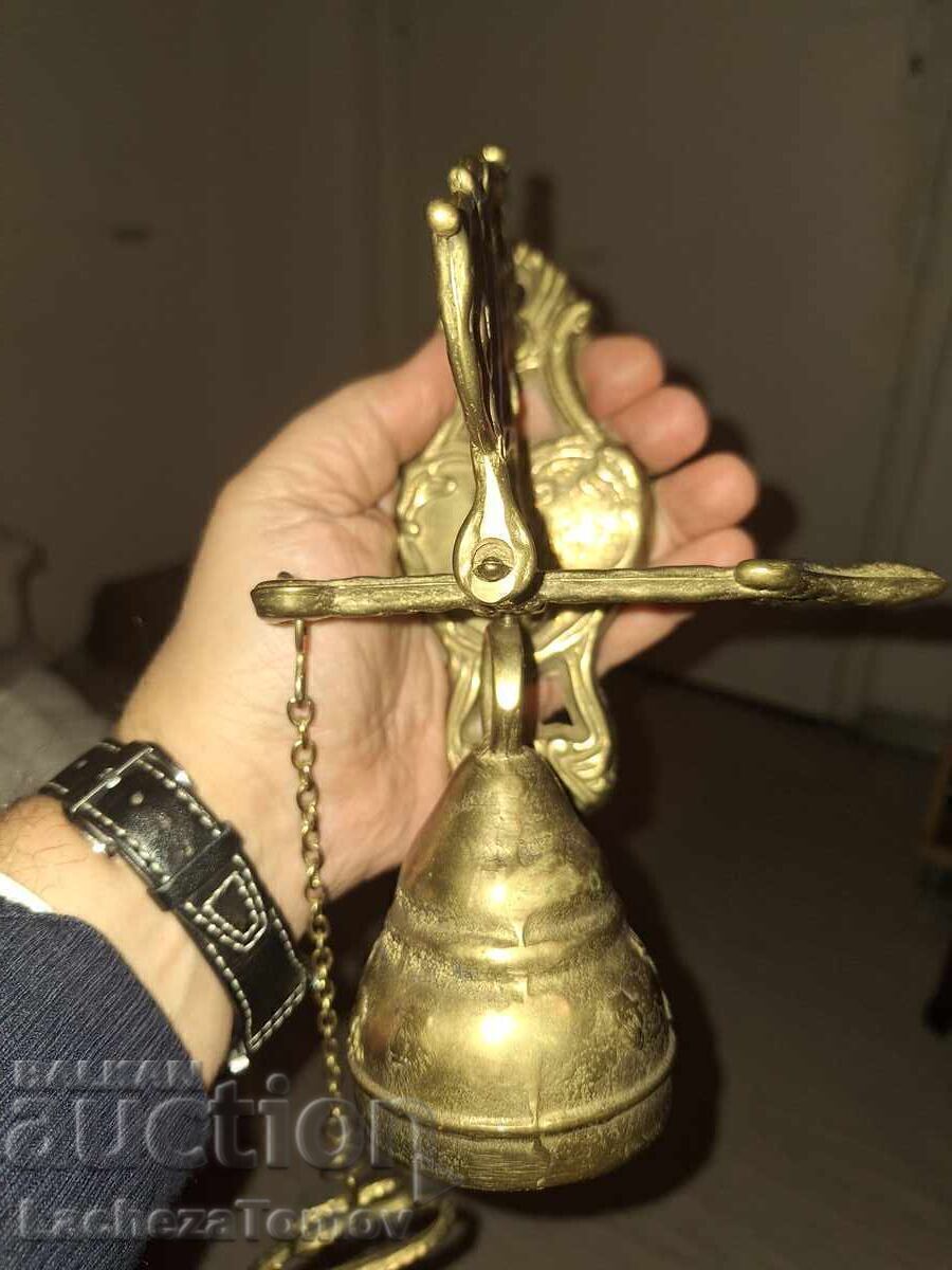 Όμορφη καμπάνα Γαλλία για μπρούτζο πόρτας μπρονζέ τέλεια σύνθεση. - 6