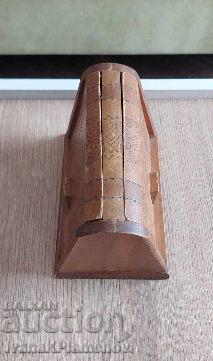Wooden retro cigarette box for connoisseurs - 6