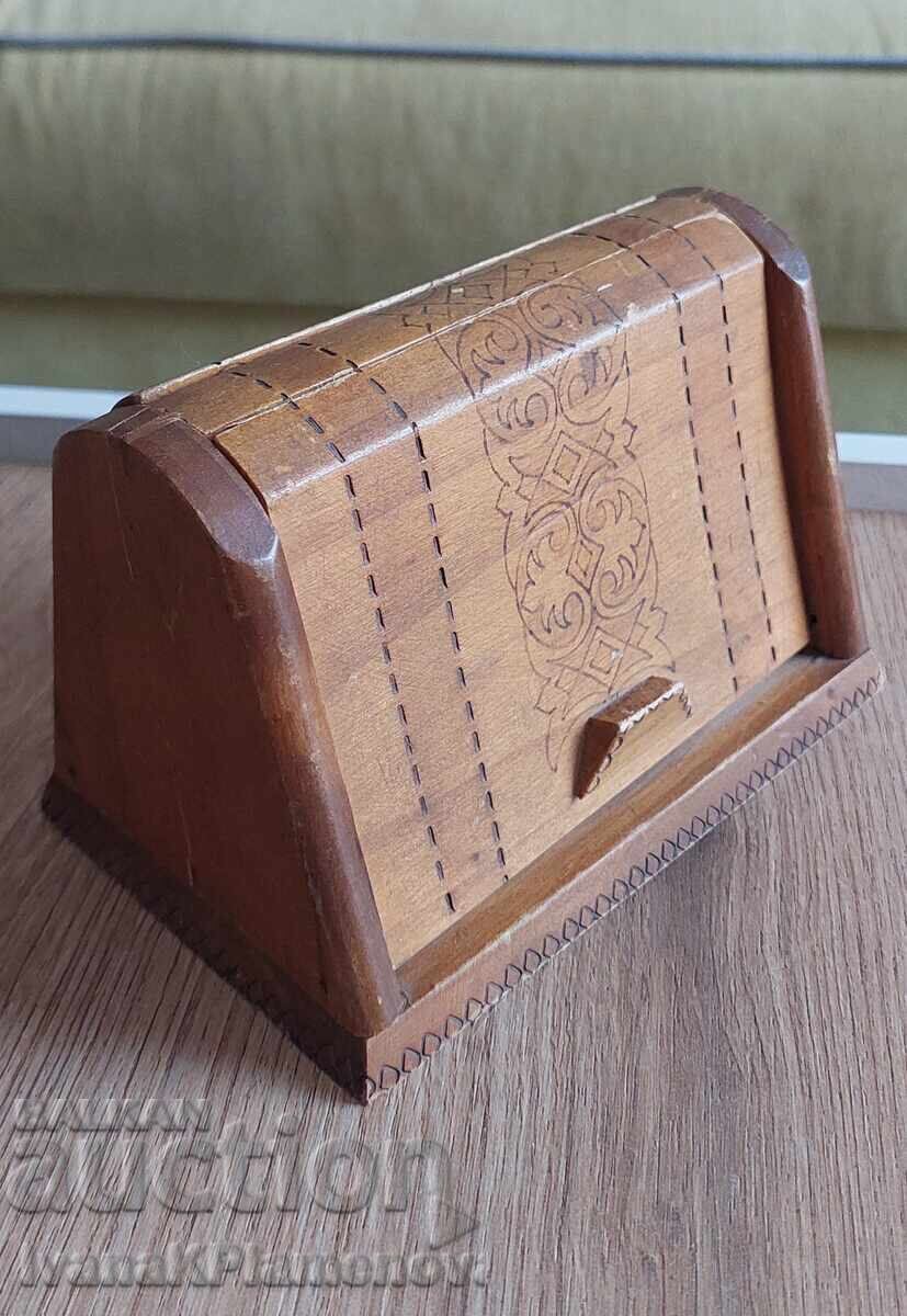 Wooden retro cigarette box for connoisseurs - 7