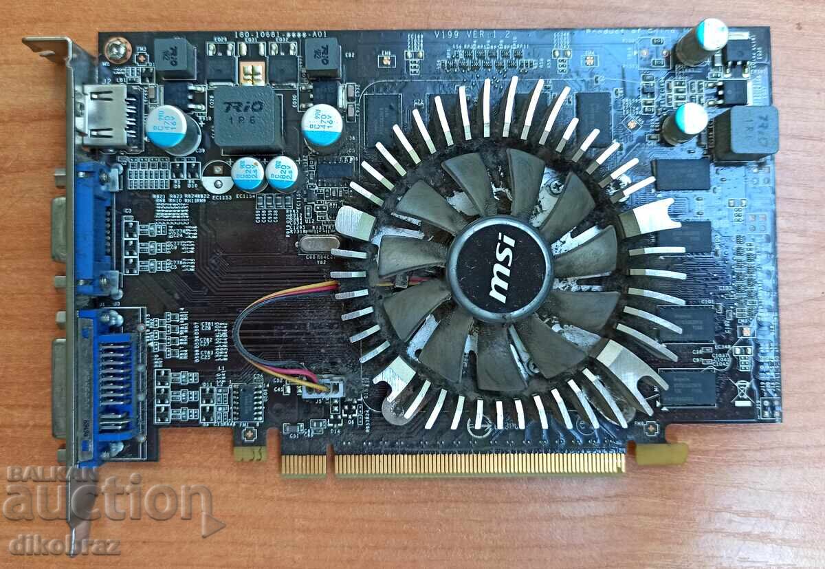 Δημοπρασία Κάρτα γραφικών MSI N240GT-MD1G Δημοπρασία Κάρτα γραφικών MSI N240GT-MD1G