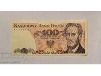 Poland 100 zlotys 1986