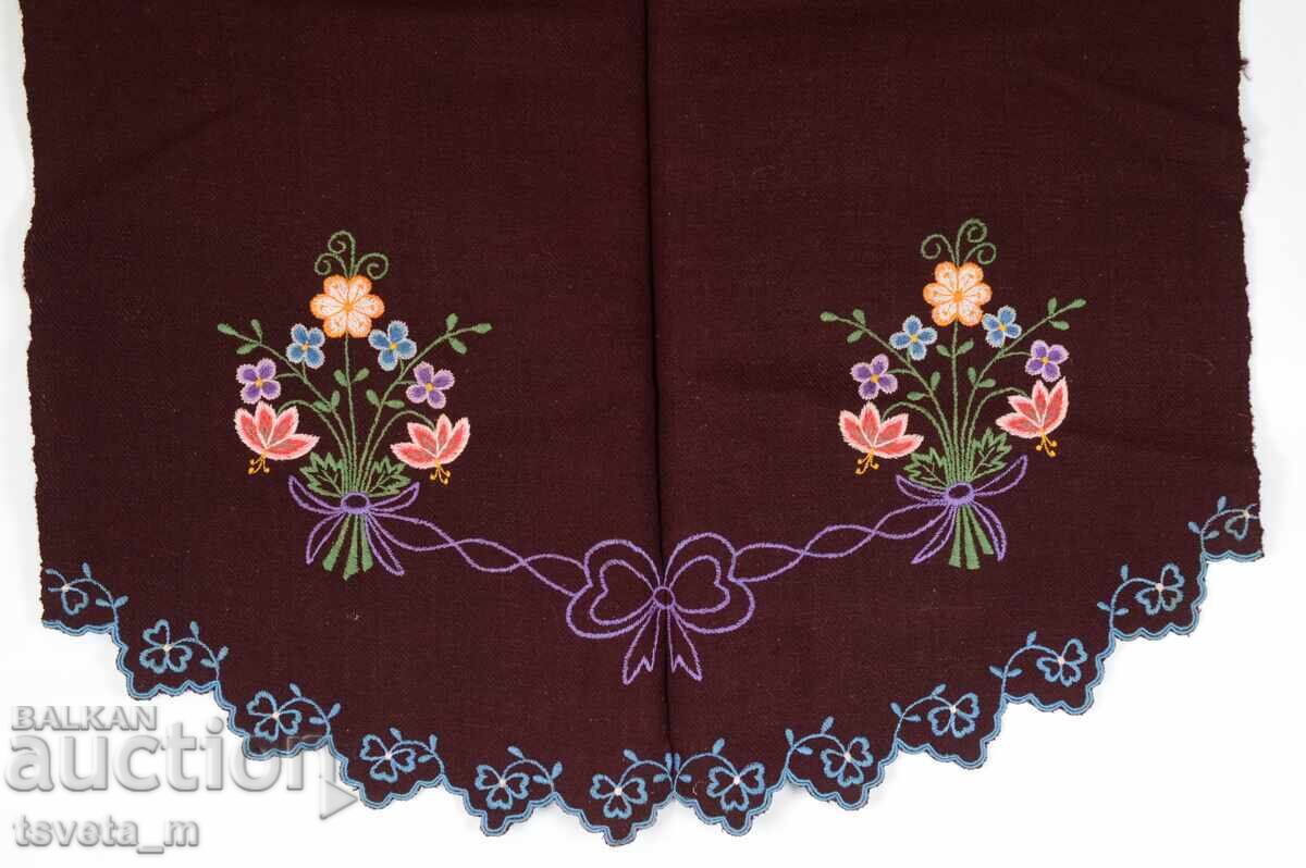 Wool apron with hand embroidery FOR NATIONAL COSTUME with price 20.00 BGN | € 10.23