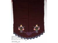 Șorț din lână cu broderie manuală PENTRU COSTUM POPULAR