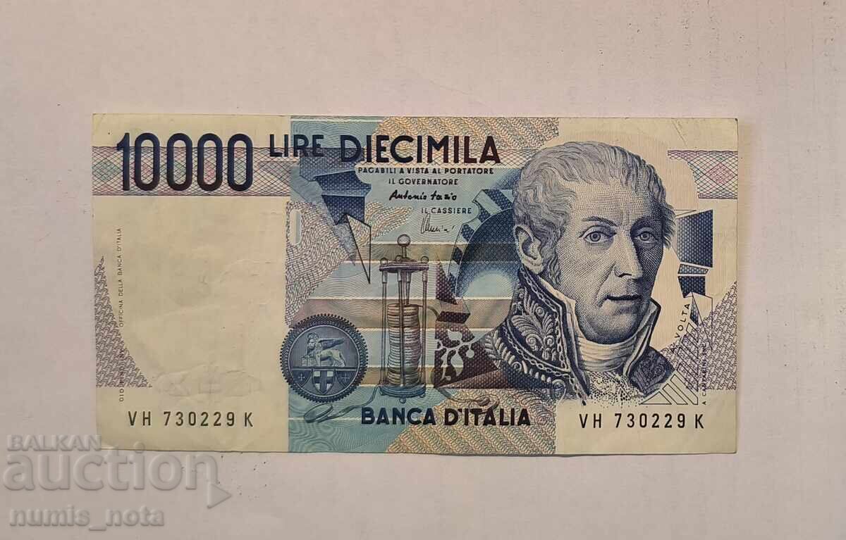 Италия 10000 лири 1984 година