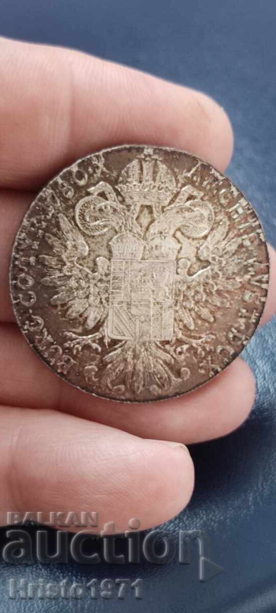 1 thaler 1780 restrik με τιμή 95.00 BGN | € 48.57