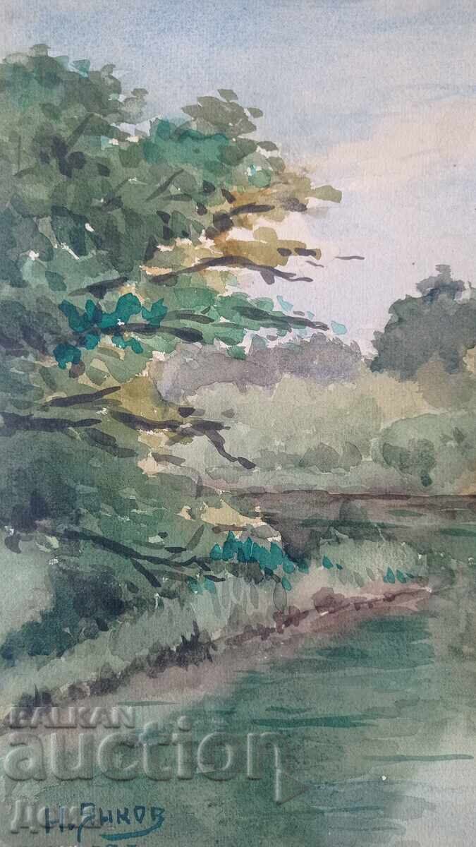 Delivery of N. Yankov Watercolor
