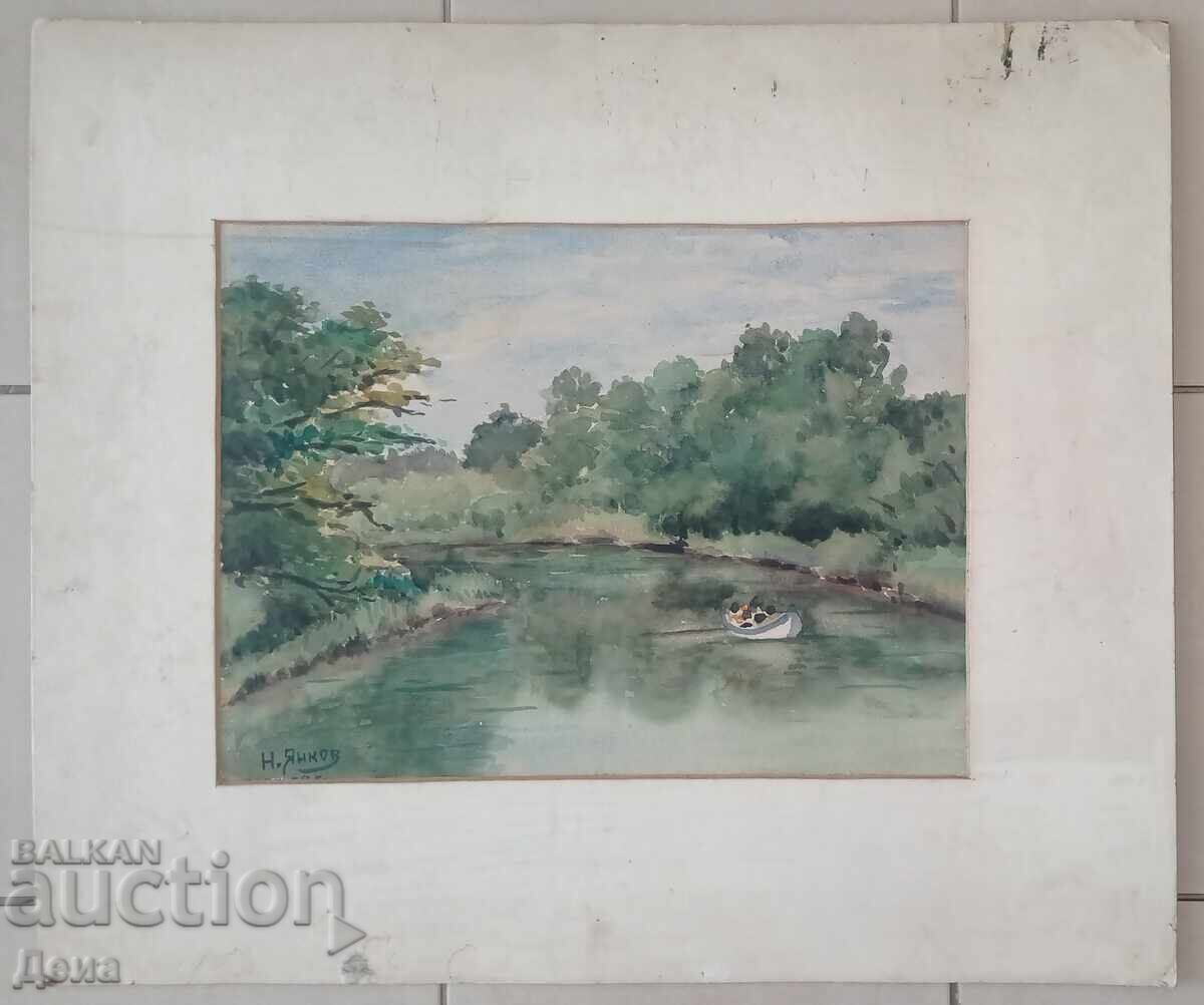 N. Yankov Watercolor